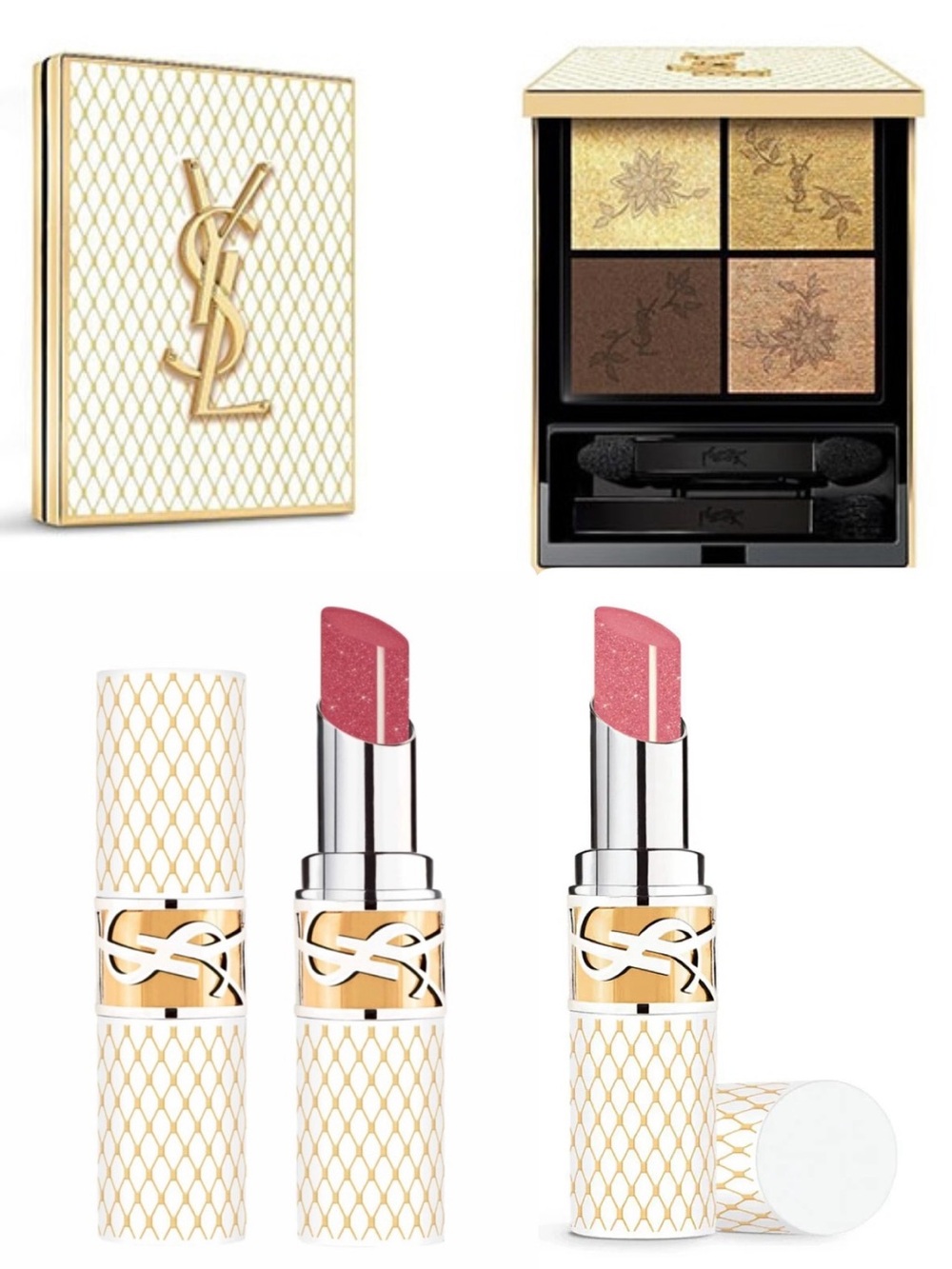 NWT YSL Collector Set Yves Saint Laurent Authentic eyeshadows/lipsticks 44 & 20